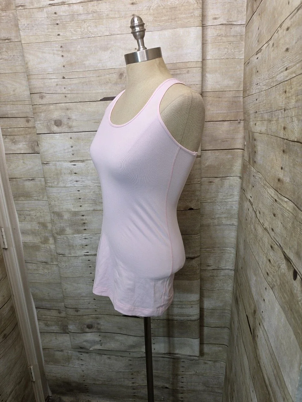 lululemon athletica Soft Pink Ribbed Scoop Tank